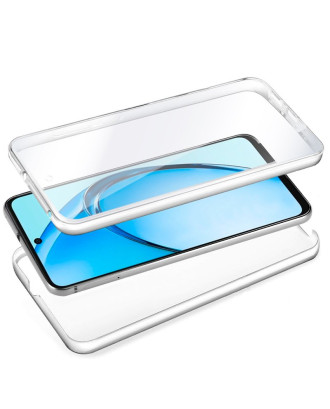 Capa COOL de Silicone 3D para Oppo A60 (frente e verso transparentes)