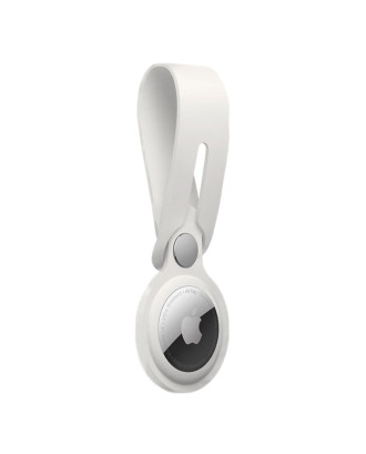 Capa COOL Loop compatível com AirTag Silicone Branco