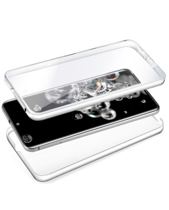 Capa COOL de Silicone 3D para Samsung G988 Galaxy S20 Ultra 5G (frente e verso transparentes)