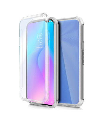 Capa COOL de Silicone 3D para Xiaomi Redmi 9T (transparente frente + verso)