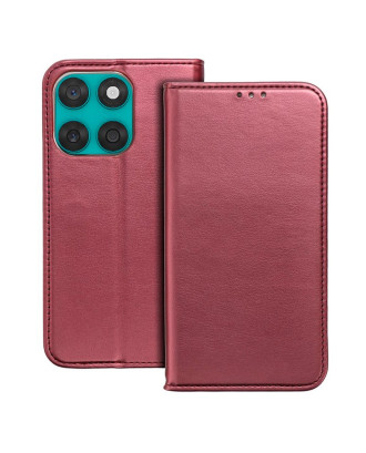 Capa Flip Cover COOL para Motorola Edge 60 / Edge 60 Fusion Burgundy