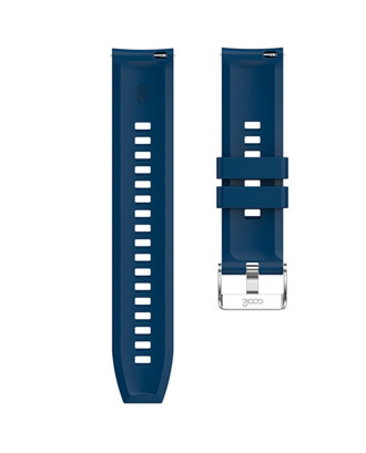 Correia Universal 20mm Amazfit Bip / GTS / Bip Lite / Huawei / Samsung / COOL Borracha Marinho