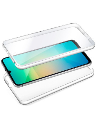 Capa COOL de Silicone 3D para Samsung A065 Galaxy A06 (transparente frente + verso)