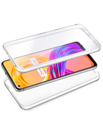 Capa COOL de Silicone 3D para Realme 8 / 8 Pro (frente e verso transparentes)