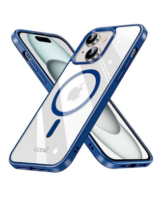 Capa COOL para iPhone 15 Magnética Borde Marinho