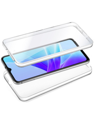 Capa COOL de Silicone 3D para OPPO A57s / A77 5G / Realme Narzo 50 5G (transparente frente + verso)