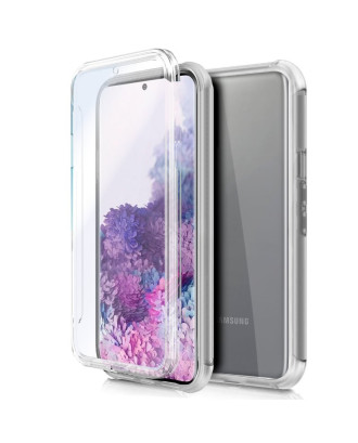Capa COOL de Silicone 3D para Samsung G980 Galaxy S20 (frente e verso transparentes)