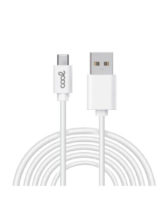 Cabo USB universal COOL compatível (Micro-Usb) 1,2 metros Branco 2,4 Amp