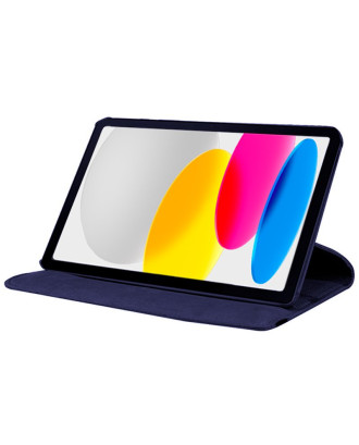 Capa COOL para iPad (2022 / 2024) 10.9 (10 Gen.) / 11 2025 (A16) / 12 2026 Couro Sintético Azul