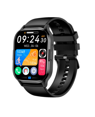 Smartwatch COOL Delta Silicone Preto (Amoled, Chamadas, Esporte, Saúde)