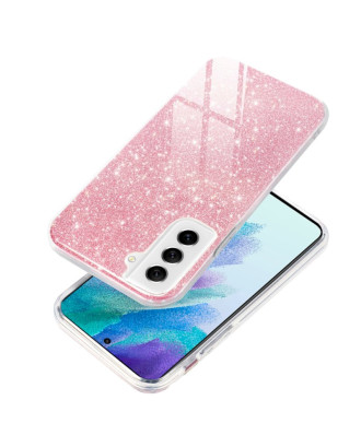 Capa COOL para Samsung G990B Galaxy S21 FE Glitter Rosa