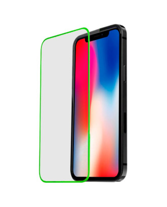 Protetor de ecrã de vidro temperado COOL para iPhone X / iPhone XS / iPhone 11 Pro (Néon)