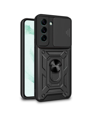 Capa COOL para Samsung S906 Galaxy S22 Plus Hard Ring Preto