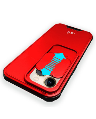 Capa COOL para iPhone 13 Pro Max Hard Camera Vermelho