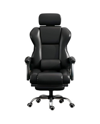 Cadeira de Escritório Premium COOL Board Preta (Apoio para os Pés)