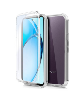 Capa COOL de Silicone 3D para Oppo A60 (frente e verso transparentes)
