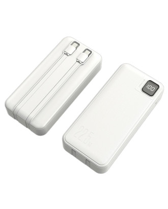 Bateria Externa Universal Power Bank 22.5W 20.000 mAh (Tipo C / Lightning) COOL Branco