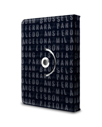 Capa COOL Ebook / Tablet 9.7 - 11 poleg. Couro Sintético Cities (Quadrado)