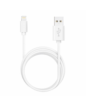 Cabo USB COOL Lightning compatível para iPhone / iPad (1,2 metros) Branco