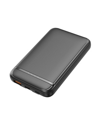 Bateria Externa Power Bank 5000 mAh COOL (2 Cabos: TYPE C / Lightning) Preto