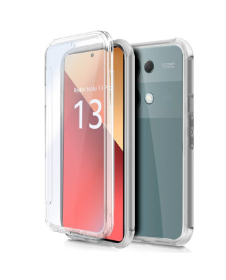 Capa COOL de Silicone 3D para Xiaomi Redmi Note 13 Pro / Note 14S / Poco M6 Pro (transparente frente + verso)