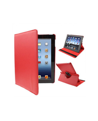 Capa COOL para iPad 2 / iPad 3 / 4 Rotativa Couro Sintético Vermelho