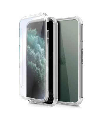 Capa COOL de Silicone 3D para iPhone 11 Pro Max (frente e verso transparentes)