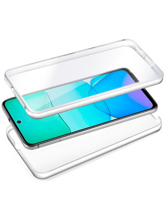 Capa COOL de Silicone 3D para Xiaomi Redmi 13 / Poco M6 (transparente frente + verso)