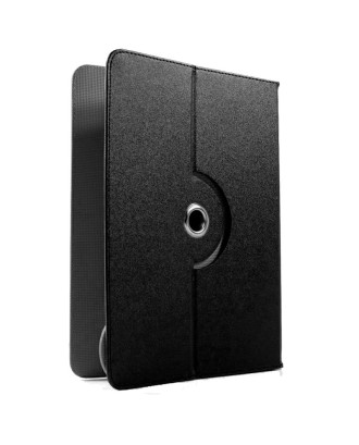Capa COOL Ebook / Tablet 7 poleg.  Couro Sintético Preto Rotativa