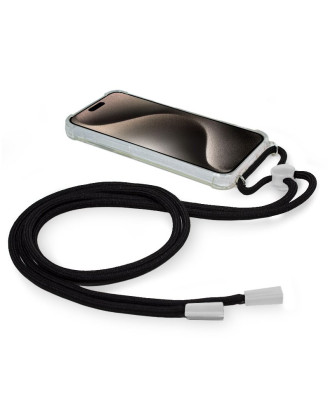 Capa COOL para iPhone 15 Pro Max Cordão Preto
