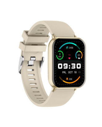 Smartwatch COOL Cascais Silicone Champanhe (Amoled, Chamadas, Esporte, Saúde)