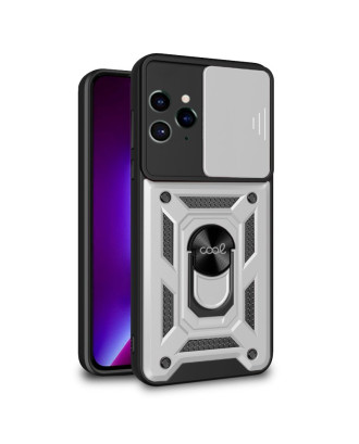 Capa COOL para iPhone 14 Pro Hard Ring Prata