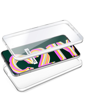 Capa COOL de Silicone 3D para Realme C21Y / C25Y (frente e verso transparentes)