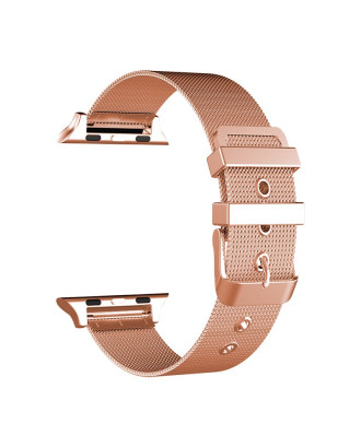 Correia COOL para Apple Watch Series 1 / 2 / 3 / 4 / 5 / 6 / 7 / 8 / 9 / SE (38 / 40 / 41 mm) Metal Rose Gold