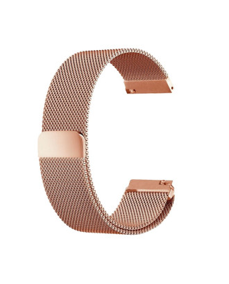 Correia Universal 20mm Amazfit Bip / GTS / Bip Lite / Huawei / Samsung / COOL Metal Rose Gold
