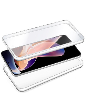 Capa COOL de Silicone 3D para Xiaomi Redmi Note 11 Pro / Note 11 Pro 5G / Note 12 Pro 4G (frente transparente + verso)