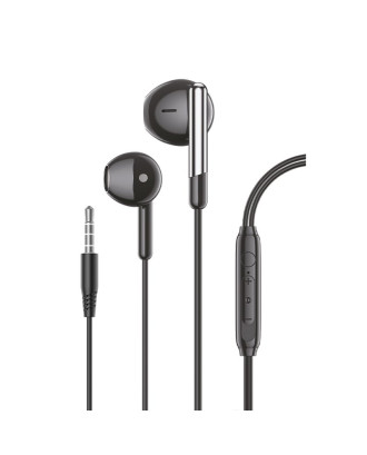 Auscultadores Estéreo COOL Care de 3,5 mm com Microfone Preto