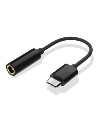 Adaptador Conector Tipo C para Jack 3,5 mm (Digital) COOL (Universal) Preto