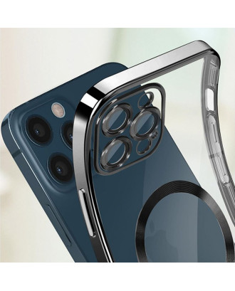 Capa COOL para iPhone 15 Pro Magnética Borde Prata