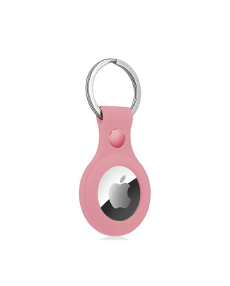 Porta-chaves de proteção COOL compatível com AirTag Silicone Rosa