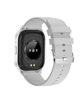 Smartwatch COOL Delta Silicone Cinza (Amoled, Chamadas, Esporte, Saúde)