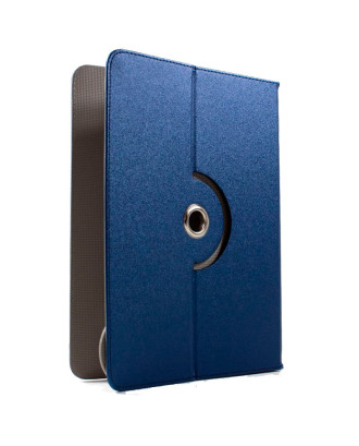 Capa COOL Ebook / Tablet 9 poleg. Couro Sintético Azul Rotativa