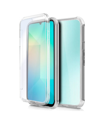 Capa COOL de Silicone 3D para Samsung A065 Galaxy A06 (transparente frente + verso)