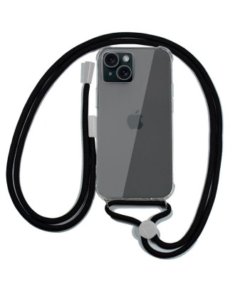 Capa COOL para iPhone 15 Cordão Preto