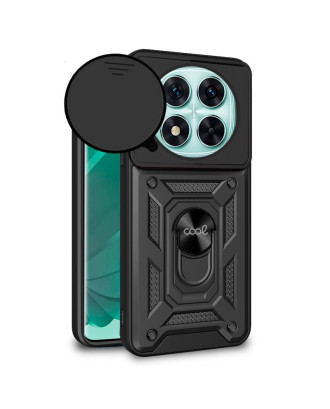Capa COOL para Xiaomi Redmi Note 14 Pro 5G / Note 14 Pro Plus 5G / Poco X7 Hard Ring Preto