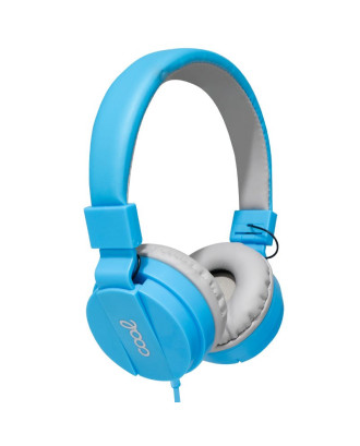 Auscultadores Jack COOL de 3,5 mm Toronto Fones de ouvido com micro azul