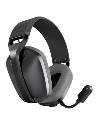 Auscultadores estéreo para PC / PS4 / PS5 Gaming Sem Fio COOL Newton 3 em 1 Preto