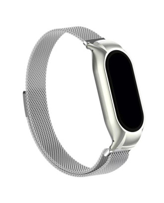 Correia COOL para Xiaomi Smart Band 8 Metal Prata