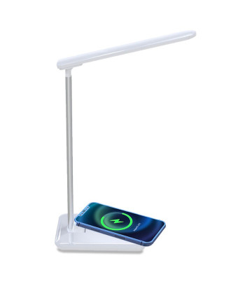 Lâmpada LED + Base de carregamento sem fio Qi COOL Fold Branco