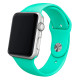 Correia COOL para Apple Watch Series 1 / 2 / 3 / 4 / 5 / 6 / 7 / 8 / 9 / SE (38 / 40 / 41 mm) Borracha Hortelã